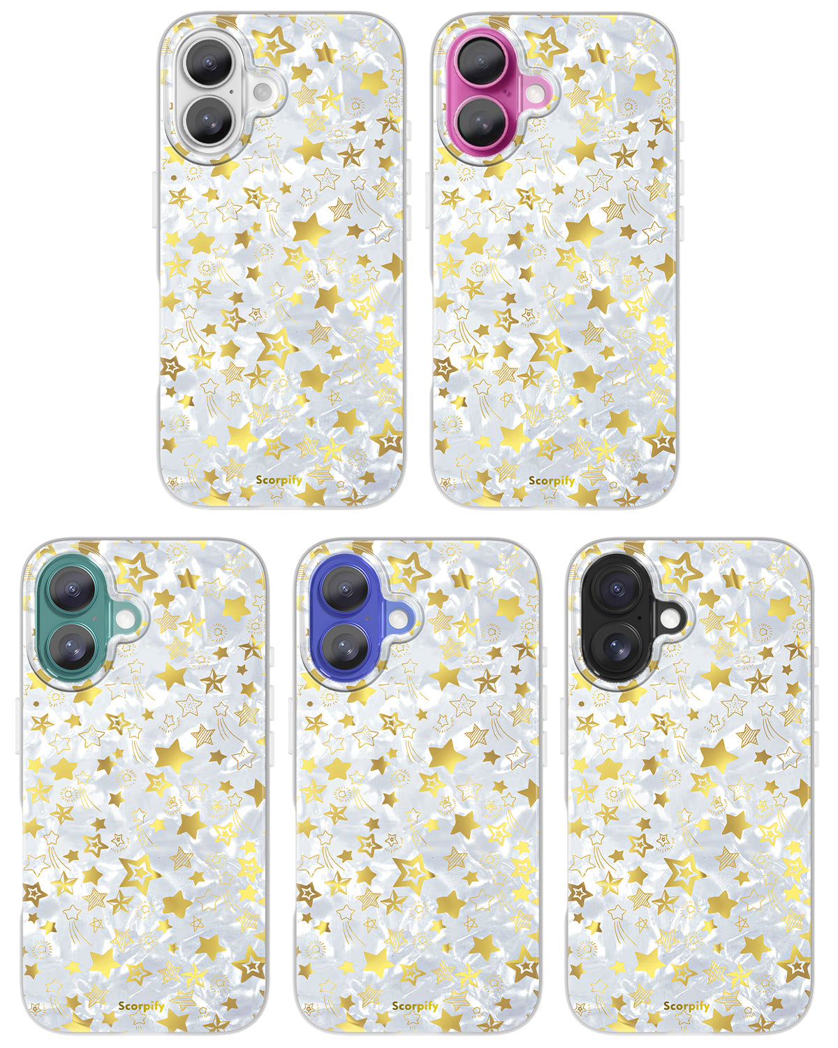 Shining Pearl Star Magnetic iPhone Case