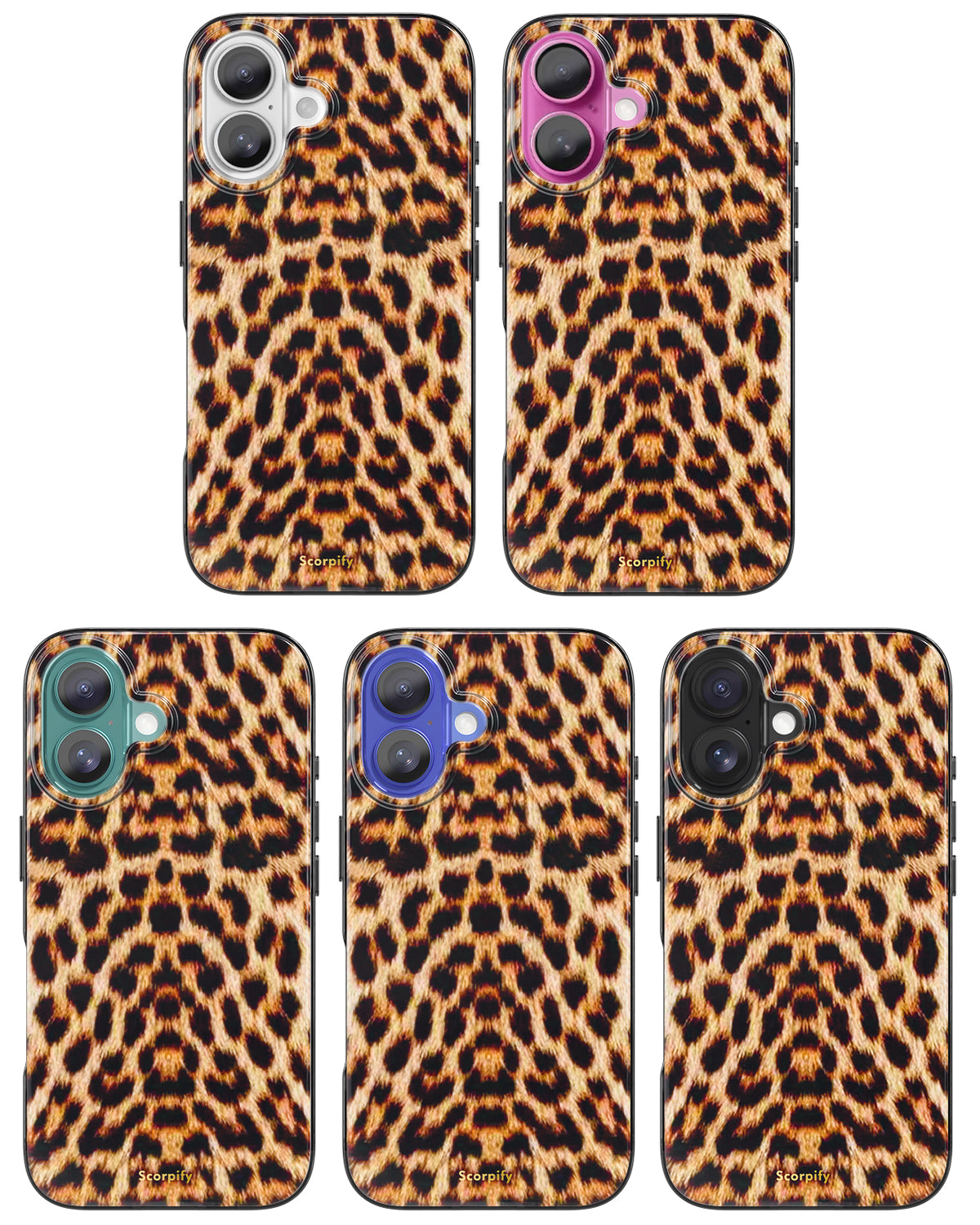 Leopard Fur Print Magnetic iPhone Case