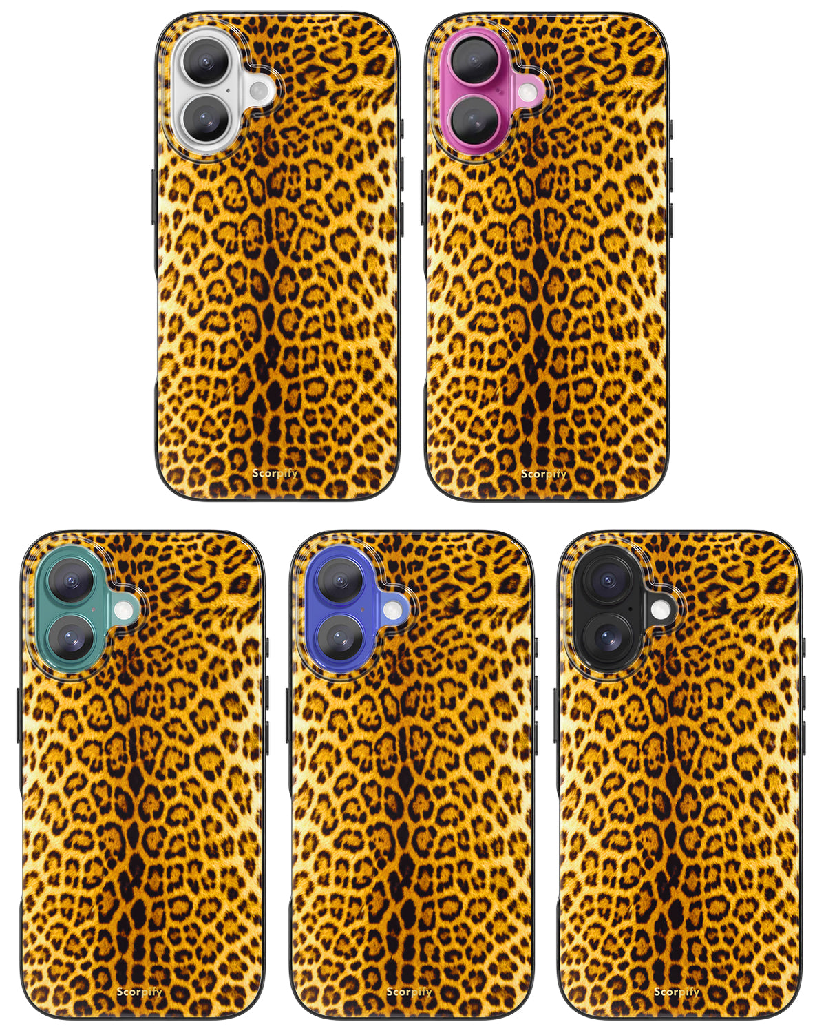 Gold Leopard Print Magnetic iPhone Case