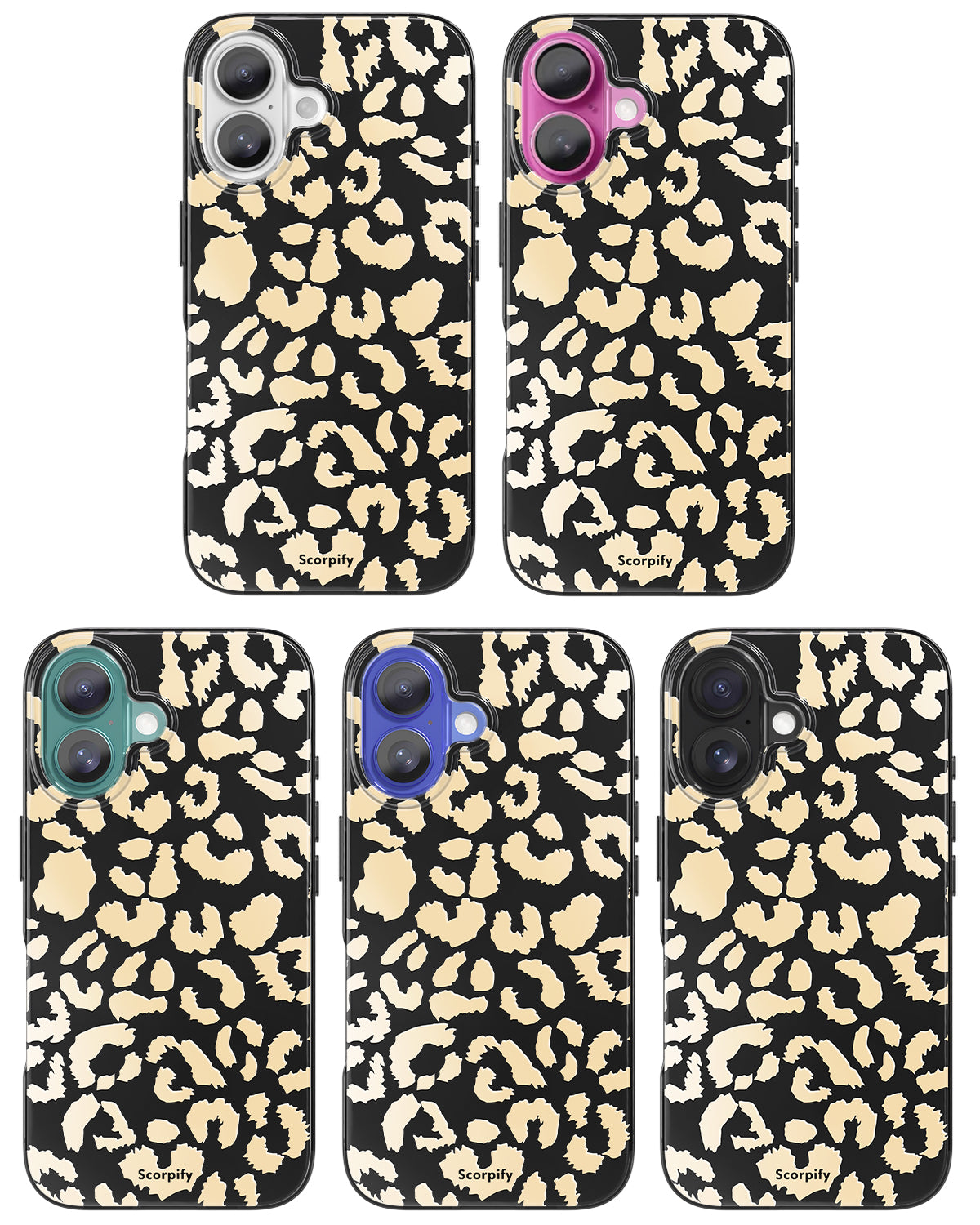 Skin Tone Leopard Print Magnetic iPhone Case