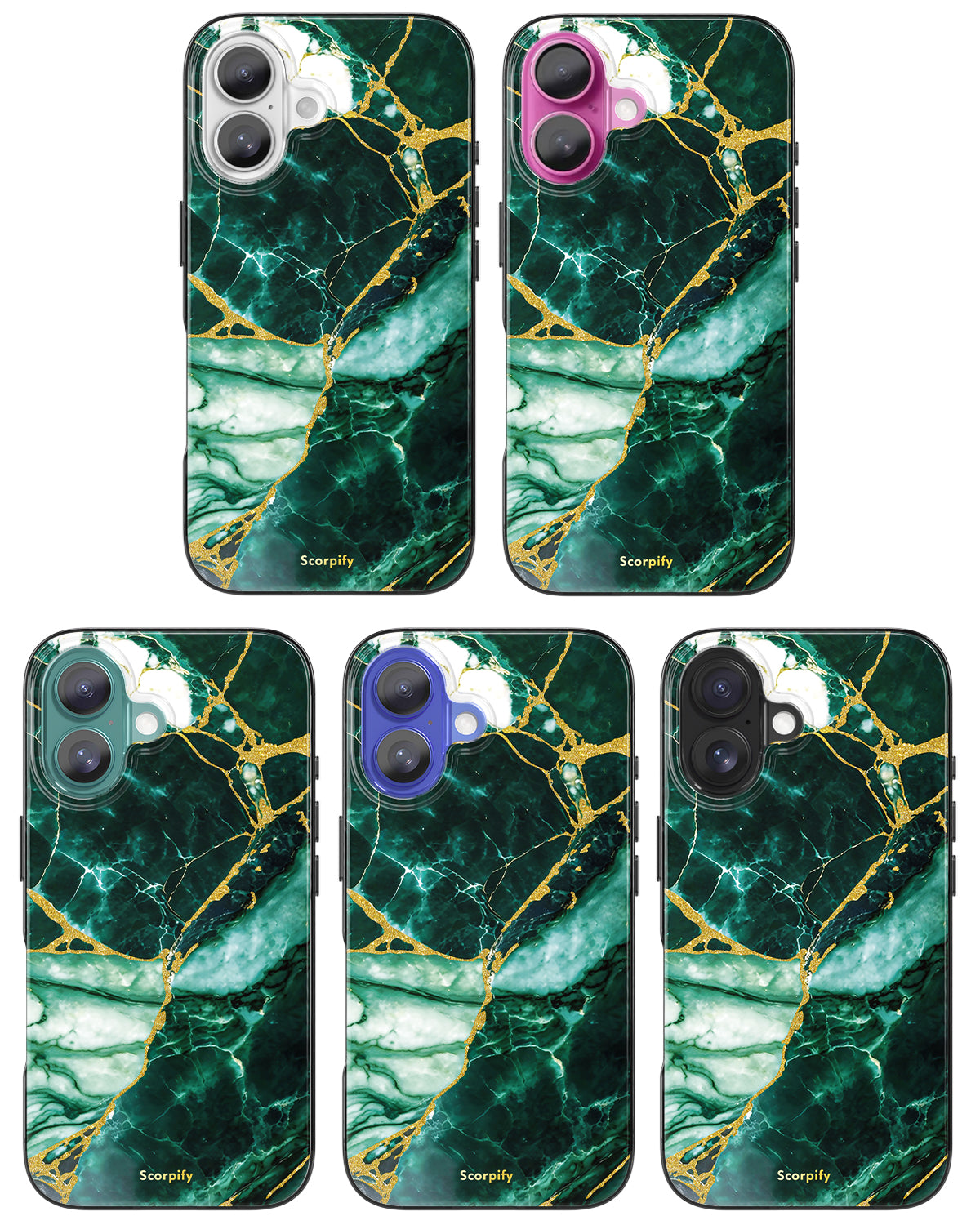 Emerald Green Marble Magnetic iPhone Case