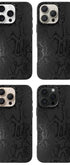 Matte snake texture iPhone case for modern style