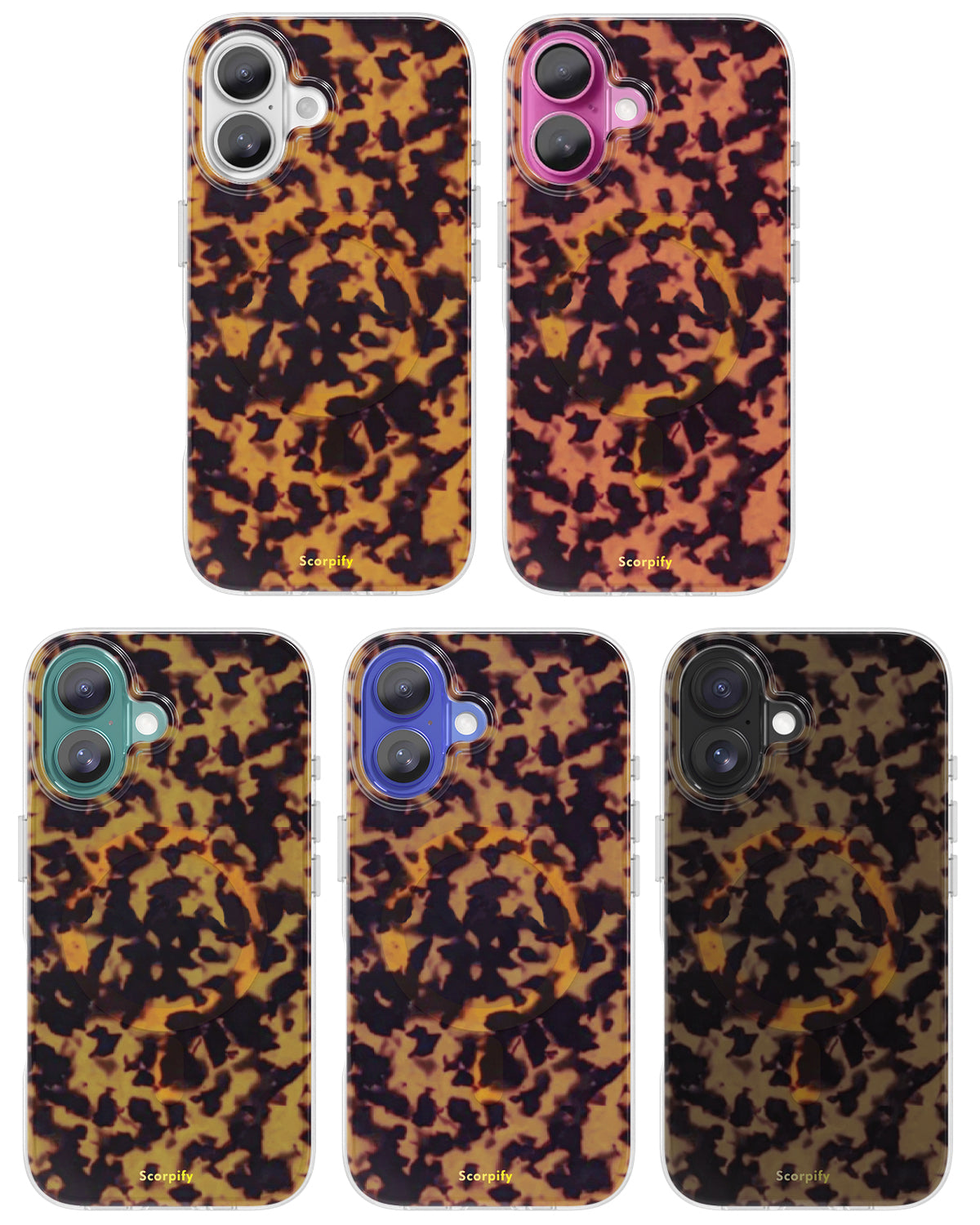 Brown Tortoise Shell Magnetic iPhone Case