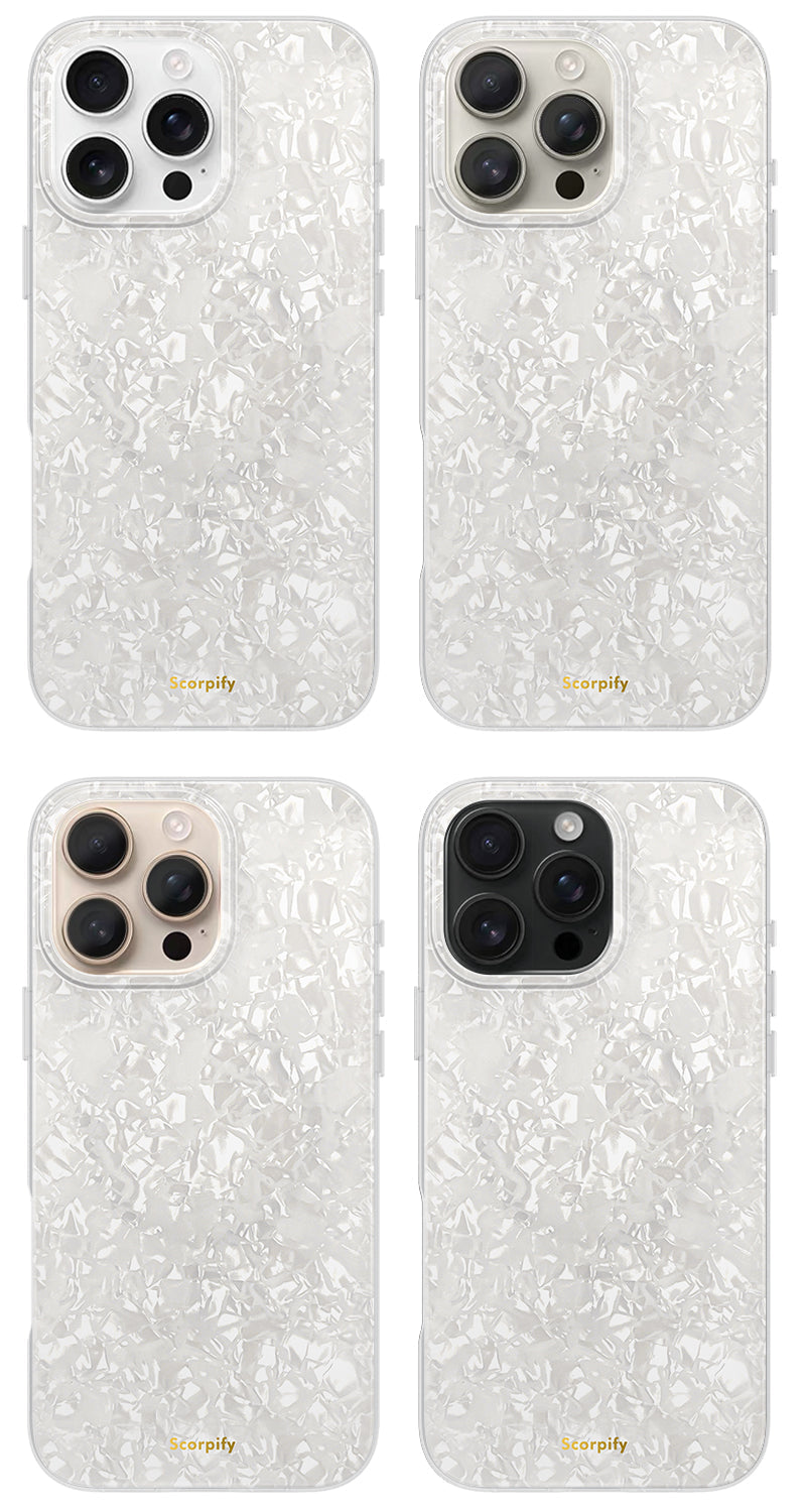 White Pearl MagSafe iPhone Bundle Set