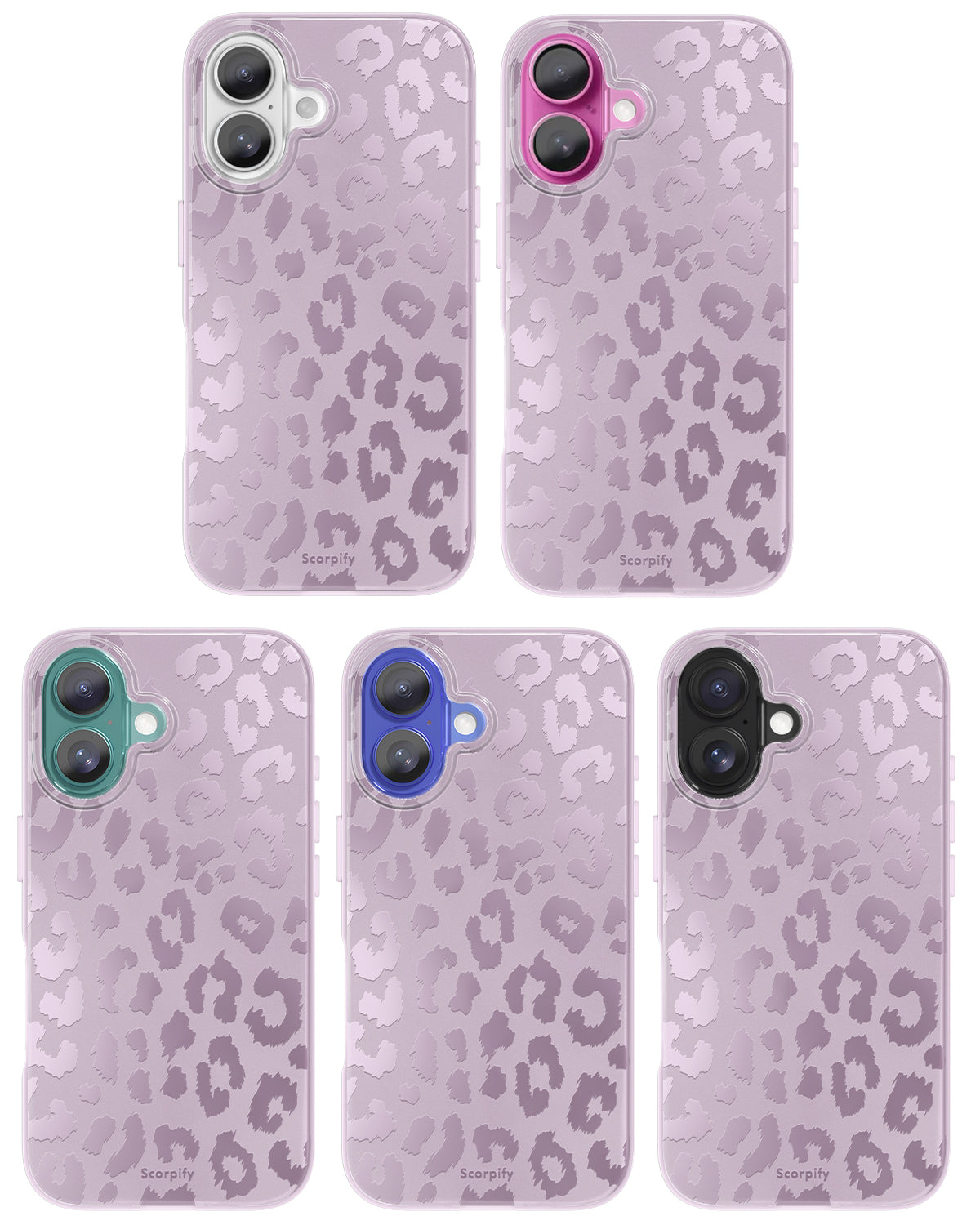 Lavender Leopard Magnetic iPhone Case