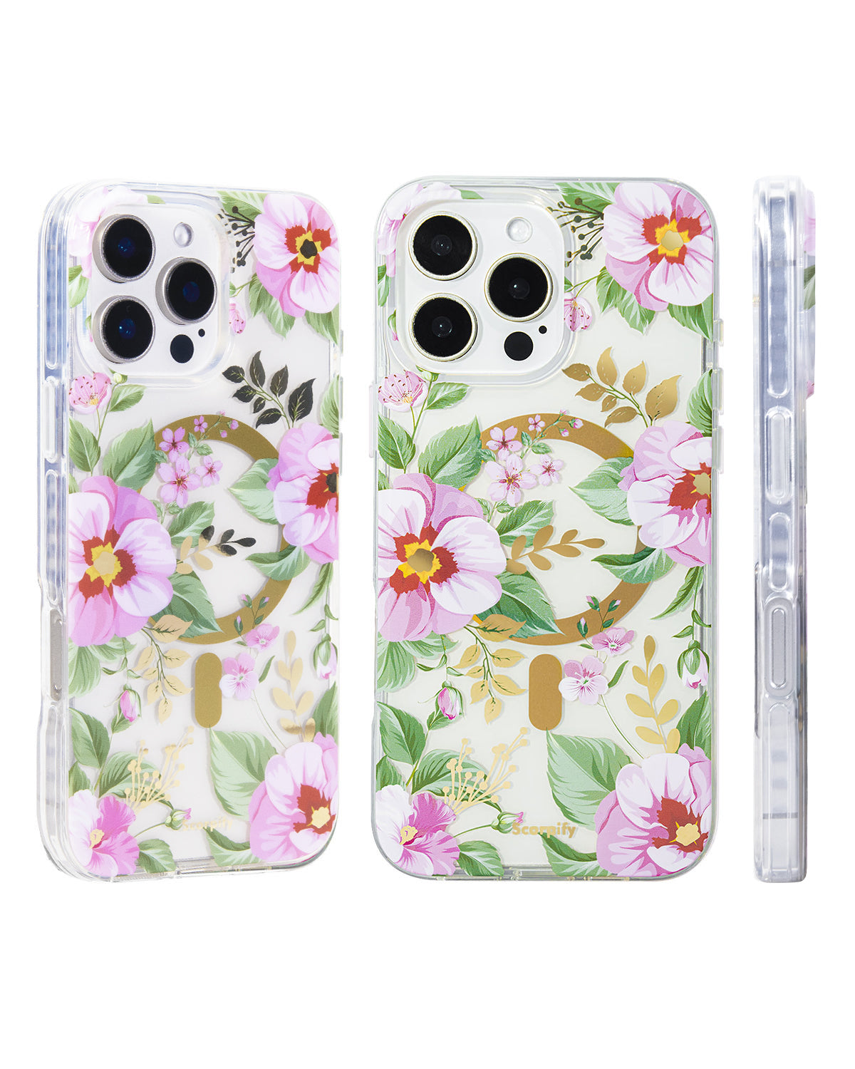 Pink floral iPhone cover inspired by cute trendy phone cases
