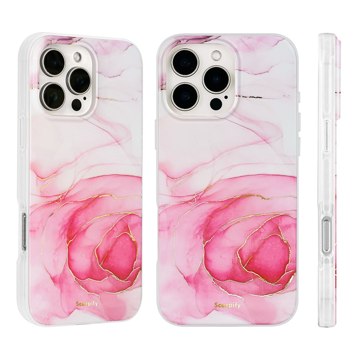 Pink Rose Magnetic iPhone Case