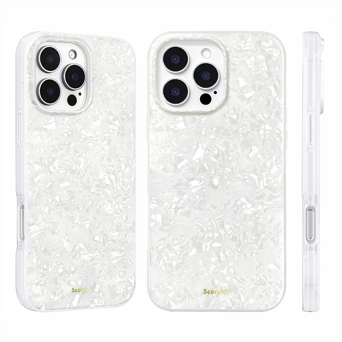 White Pearl MagSafe iPhone Bundle Set