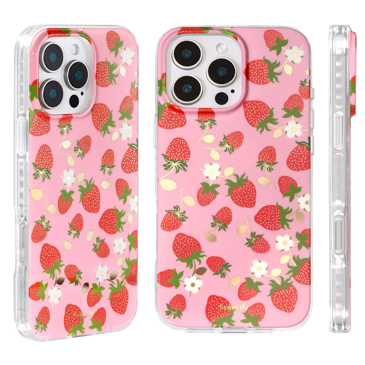 Strawberry Party Magnetic iPhone Case