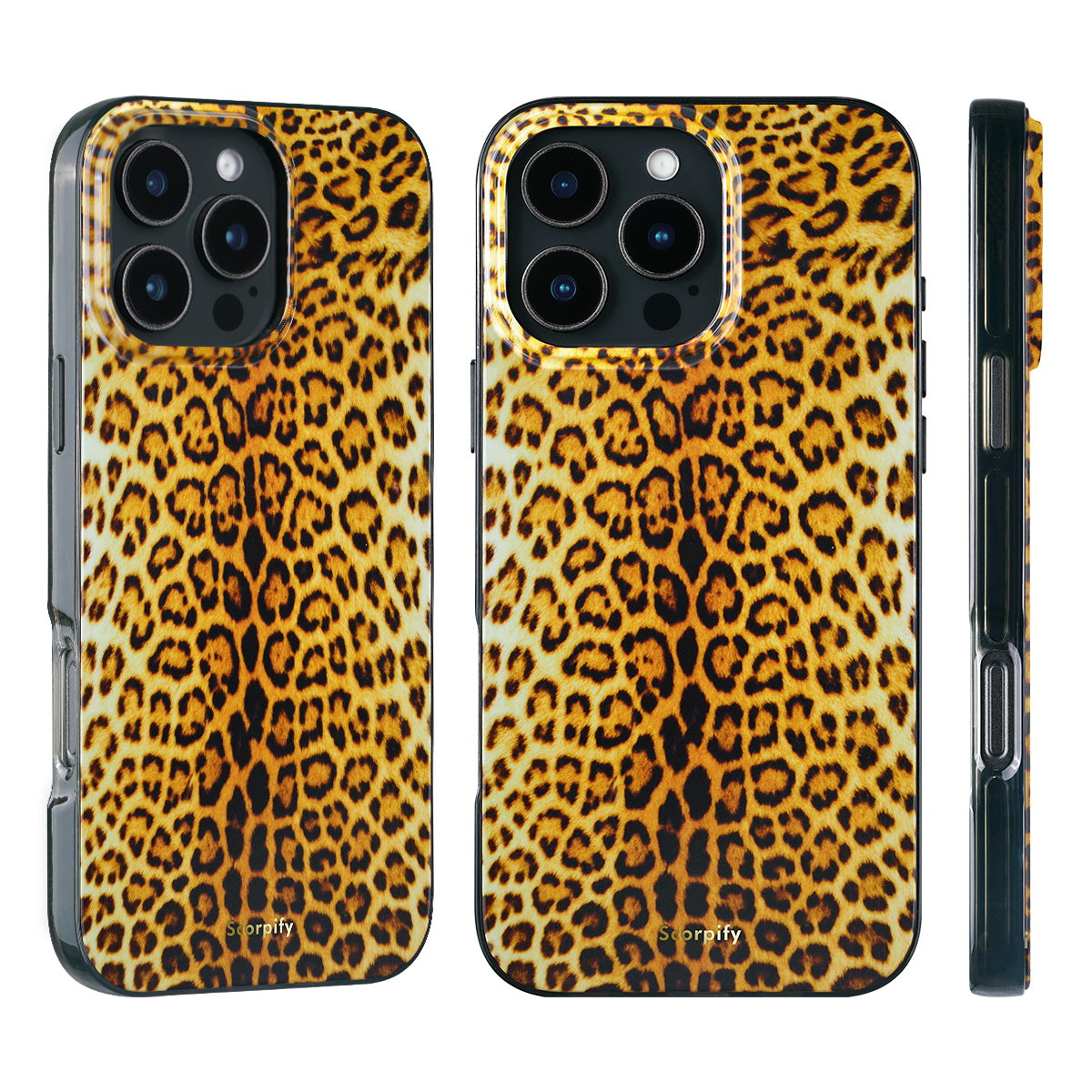 Gold Leopard Print Magnetic iPhone Case