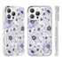 Trendy phone case with purple anemone flower details