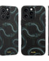 Scorpify Shadow Black iPhone case with snake texture