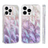 Elegant Sparkly Phone Case Featuring Purple Mother Of Pearl
