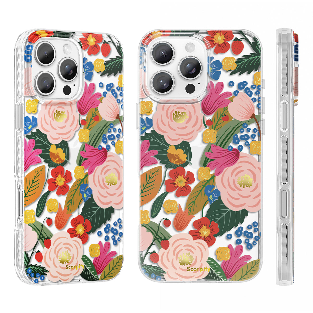 Camellia Blossom Phone Cover With Soft Glossy Finish