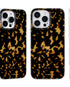 Trendy phone case tortoise shell pattern