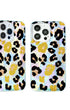 Gold Pearl Leopard accents on phone case