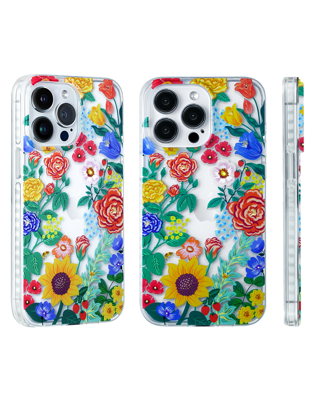 Elegant floral iPhone cover with soft roses