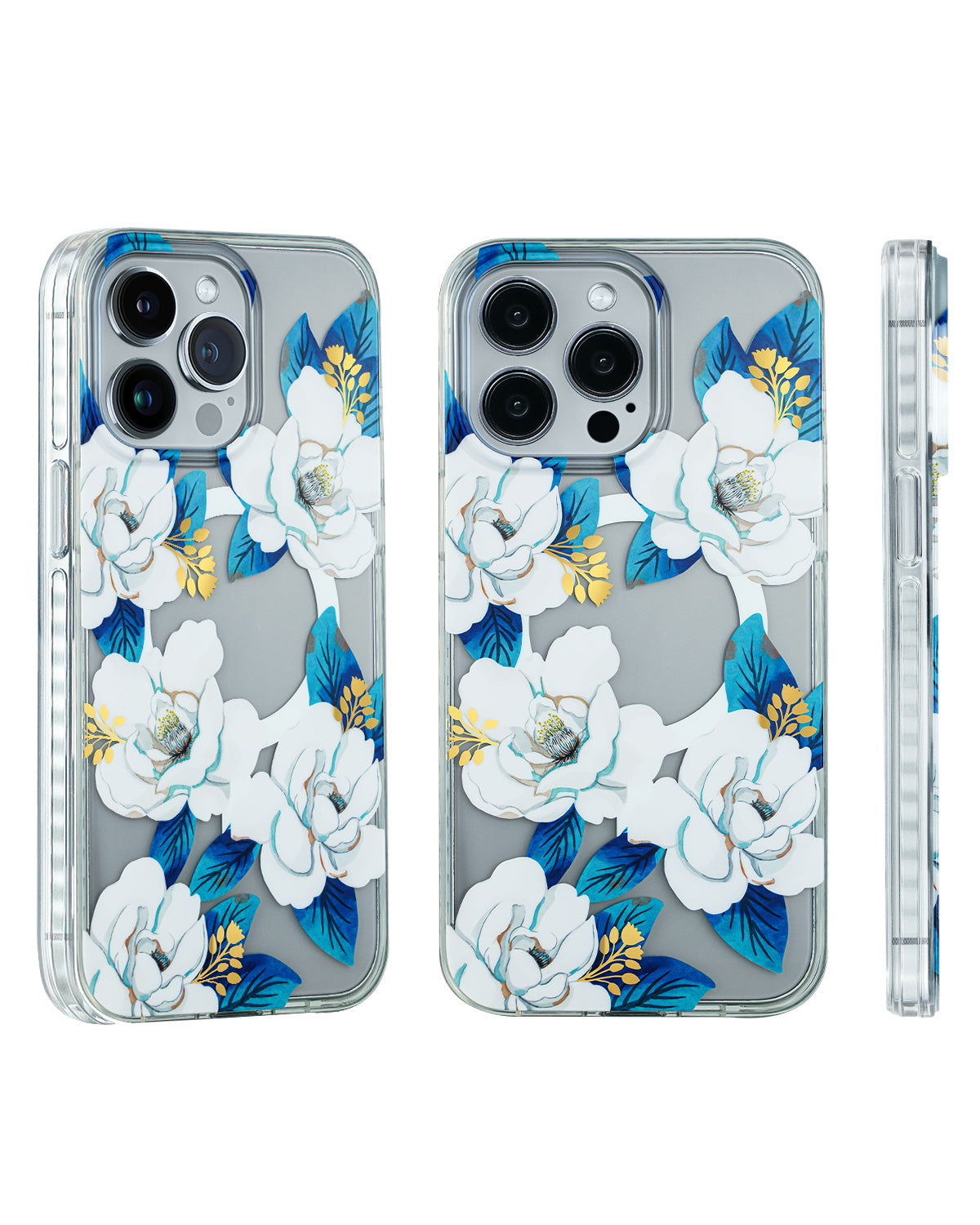 White Gardenia Magnetic iPhone Case