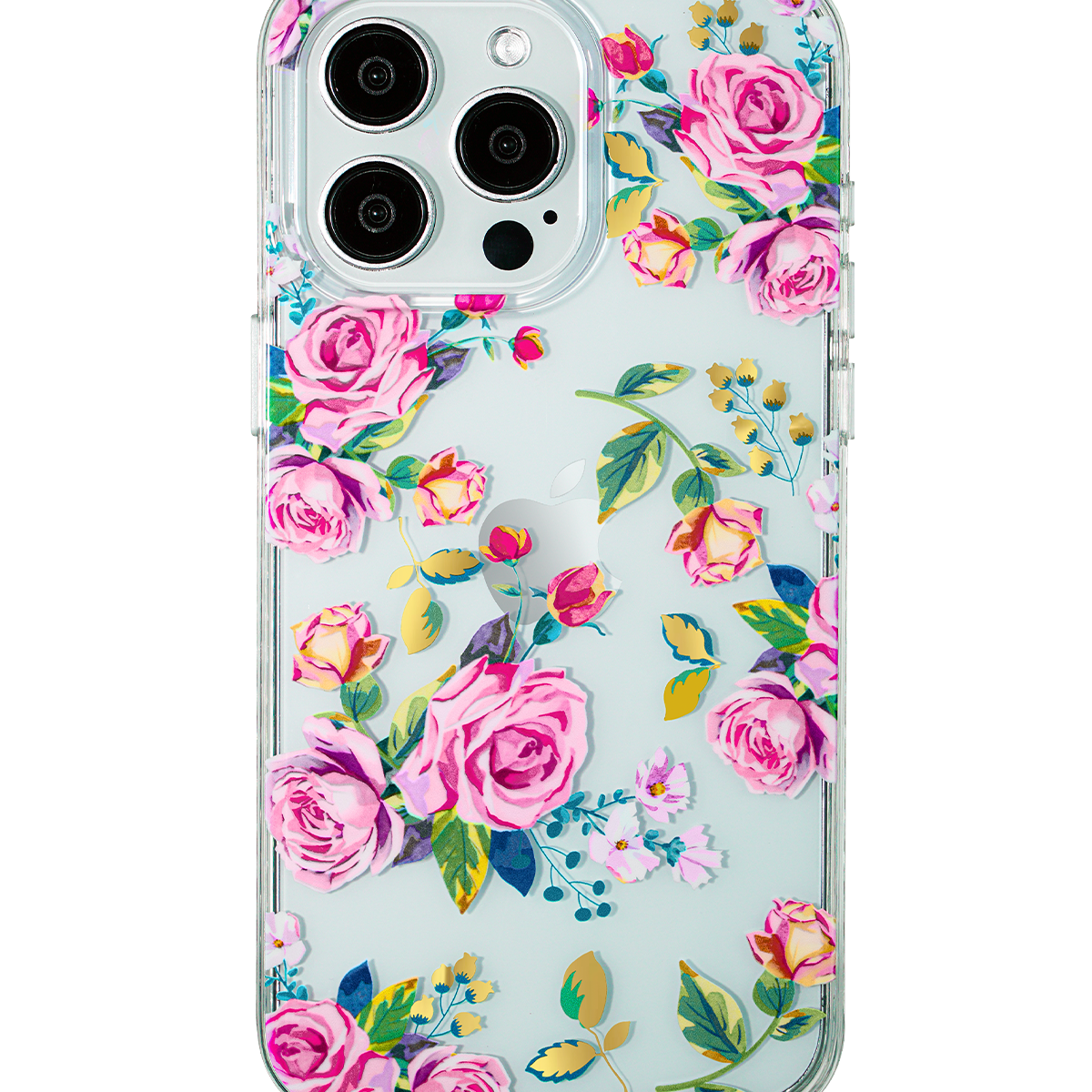 Fine rose illustration featured on a slim iPhone case