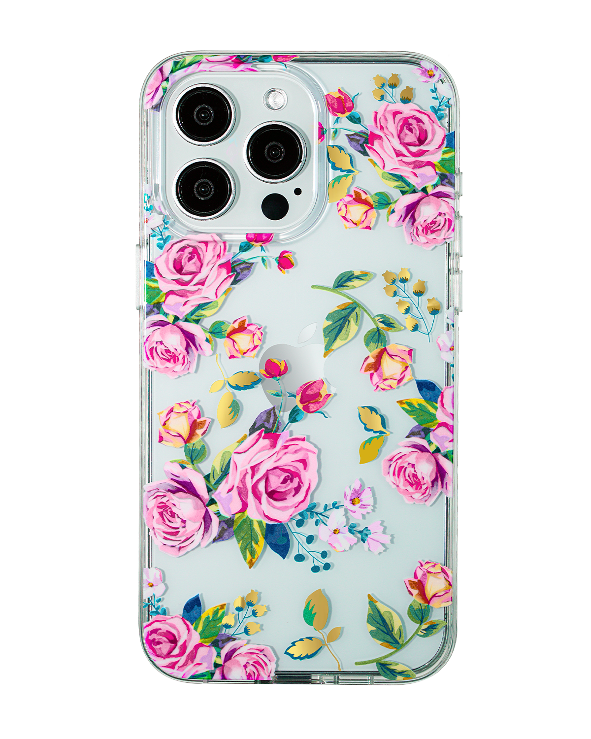 Fine rose illustration featured on a slim iPhone case