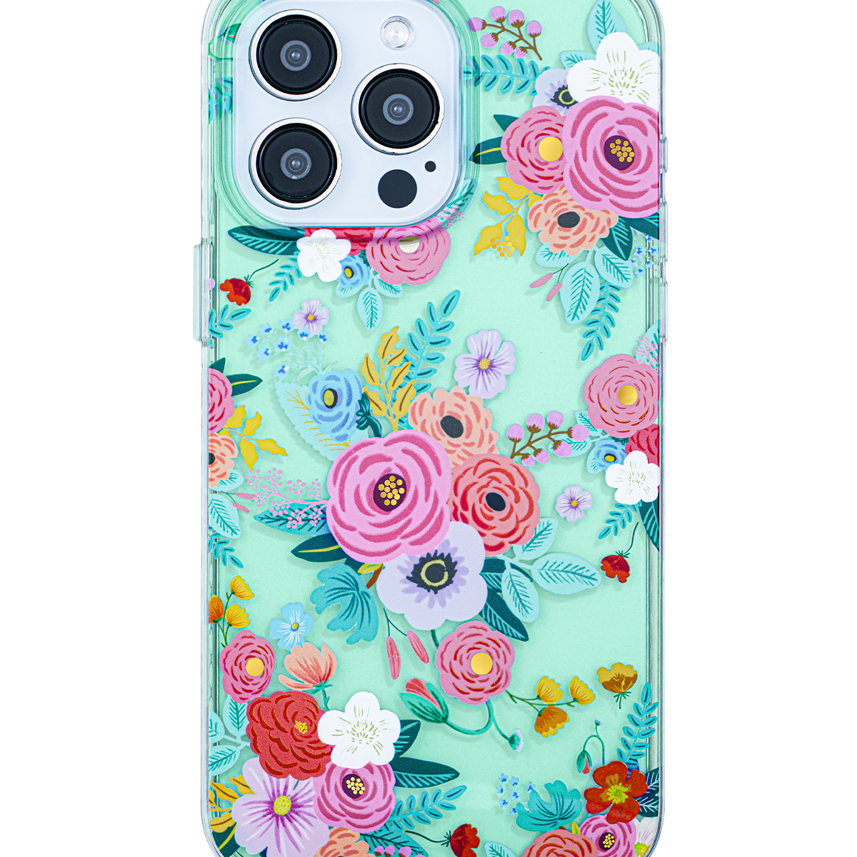 Pink Flower Garden floral iPhone case design