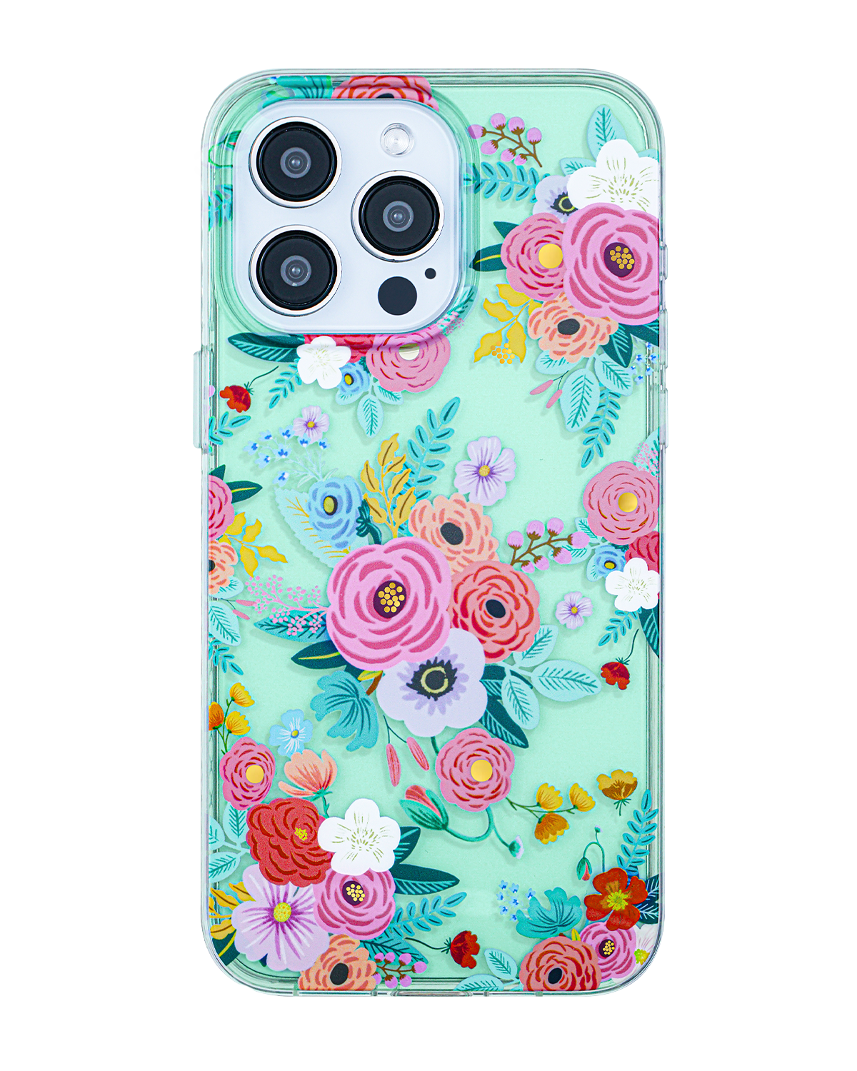 Pink Flower Garden floral iPhone case design