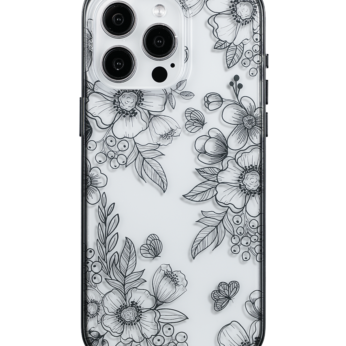 Butterfly Loves Flower iPhone Case With Soft Floral Design