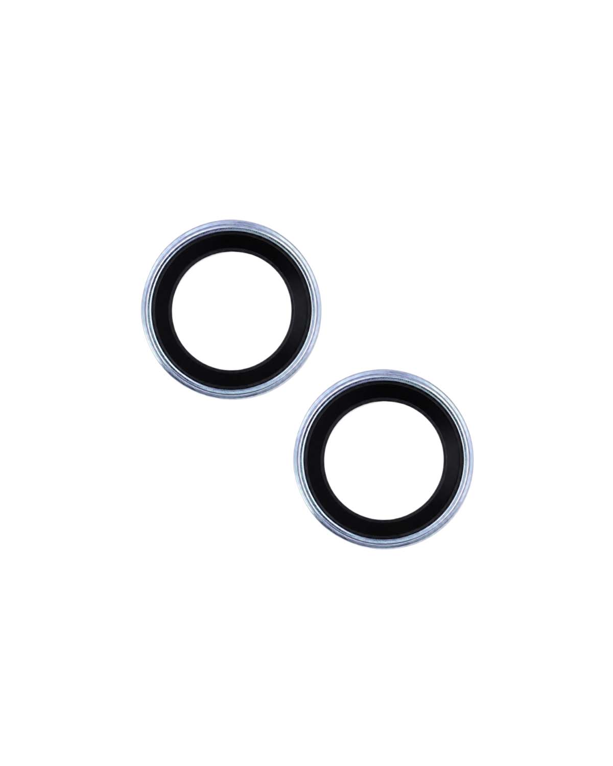 Split Matte Metal Camera Lens Protector for iPhone