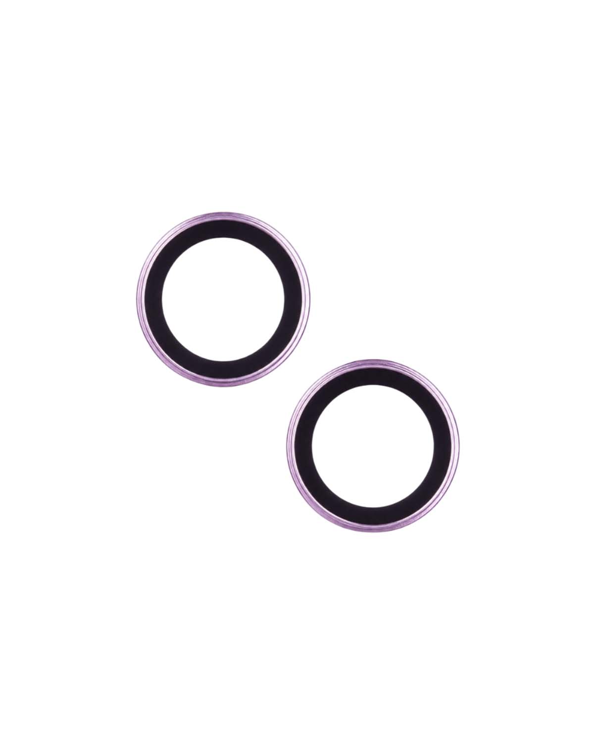 Split Matte Metal Camera Lens Protector for iPhone
