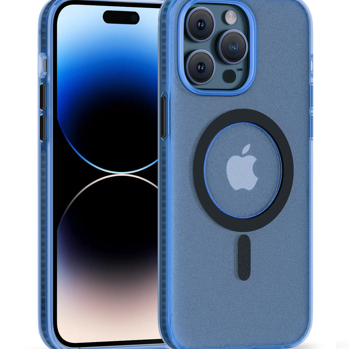 Matte Blue Magnetic iPhone Case