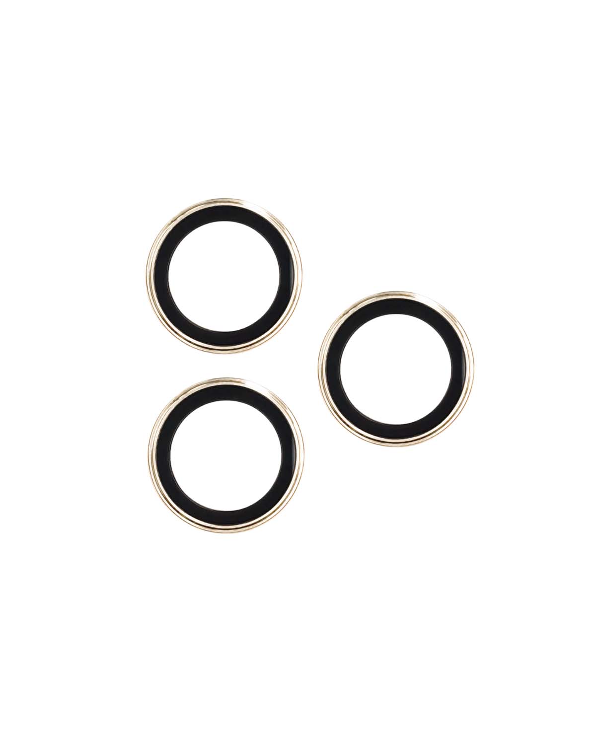 Split Matte Metal Camera Lens Protector for iPhone