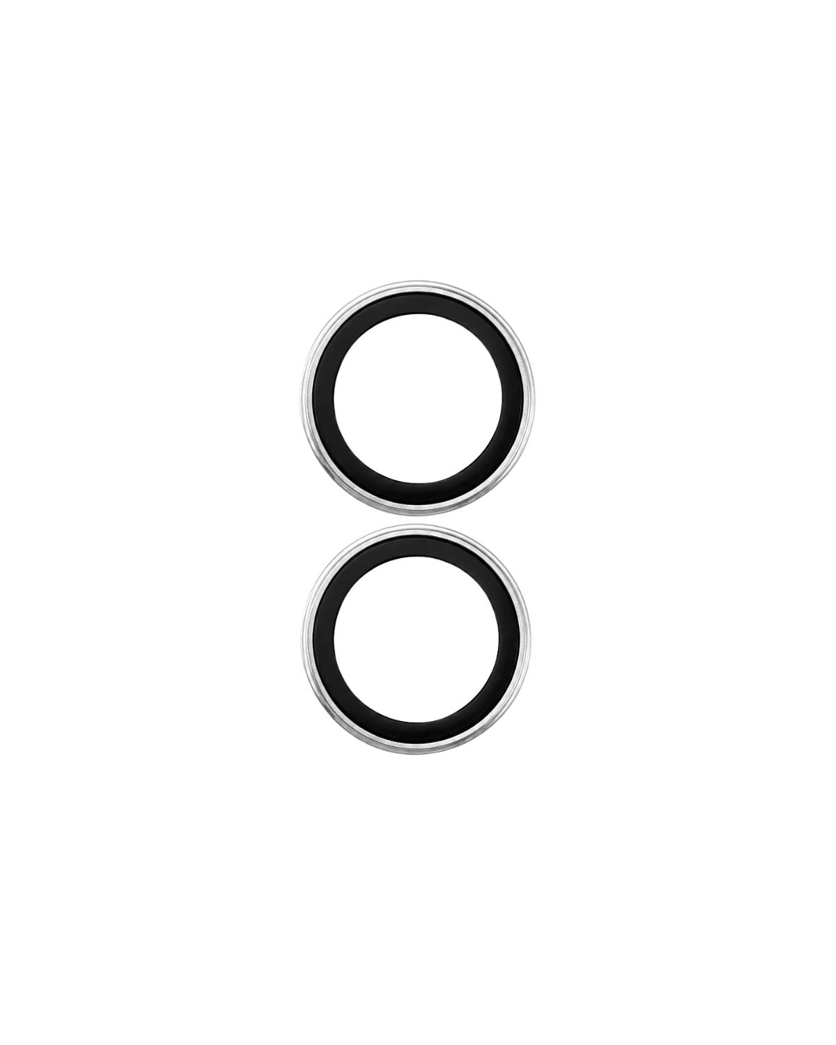 Split Matte Metal Camera Lens Protector for iPhone