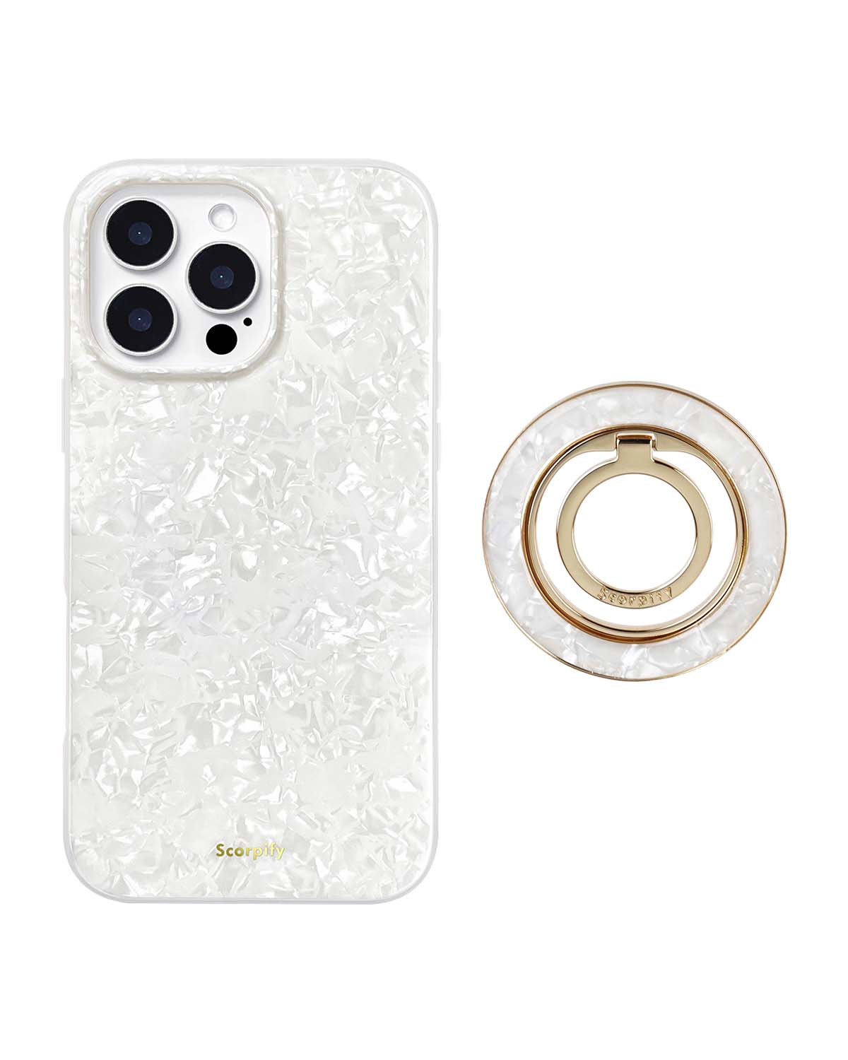 White Pearl MagSafe iPhone Bundle Set