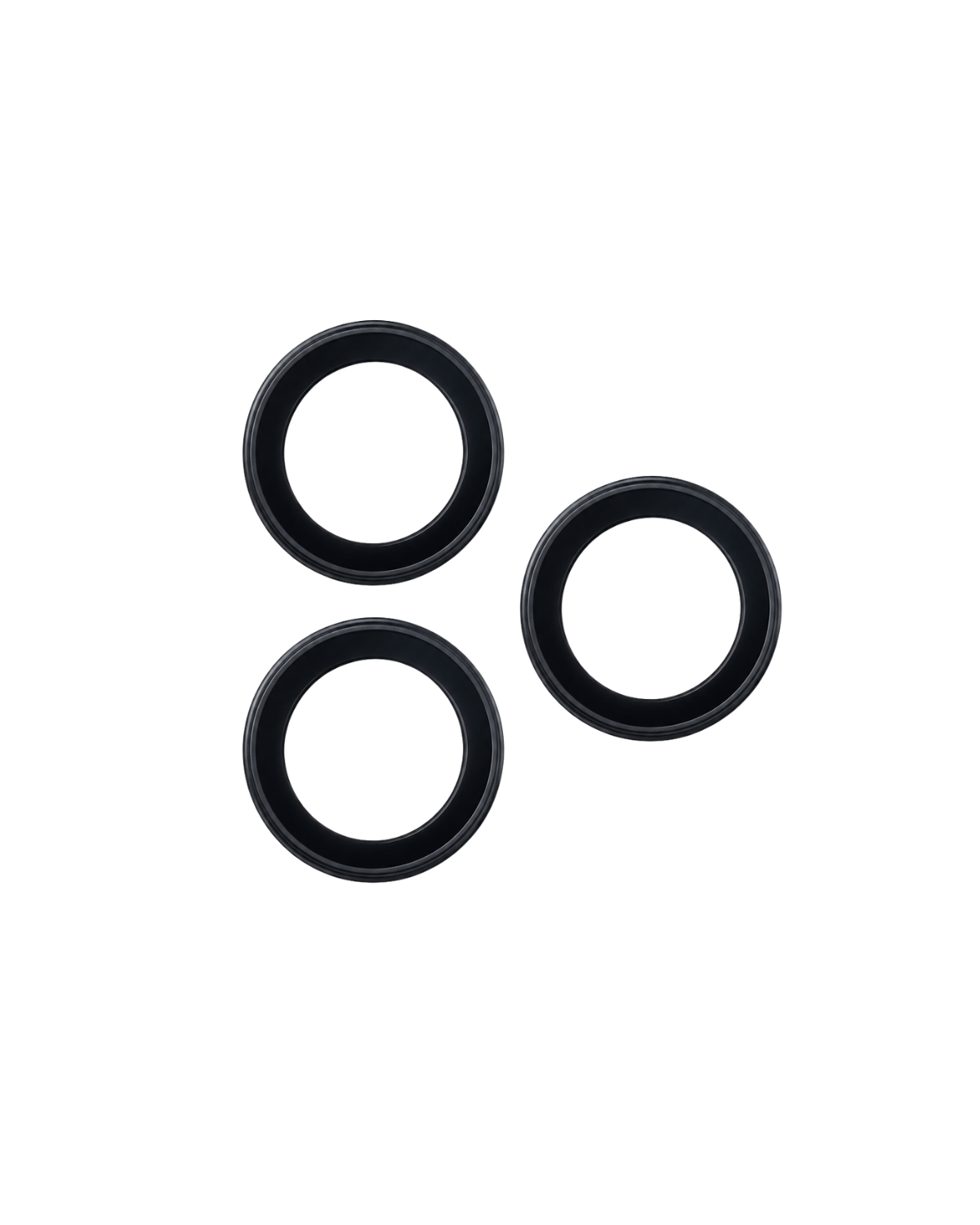 Split Matte Metal Camera Lens Protector for iPhone