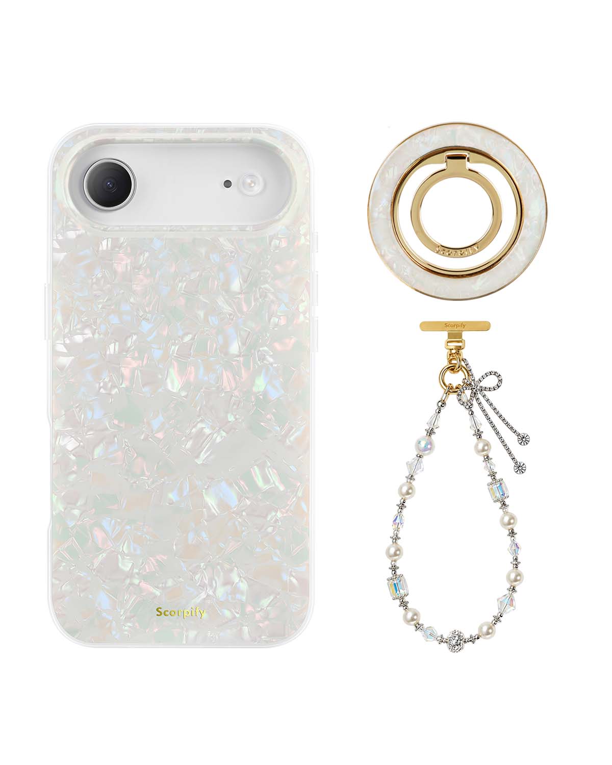 The Colorful Pearl Edit — iPhone Case + Ring + Charm