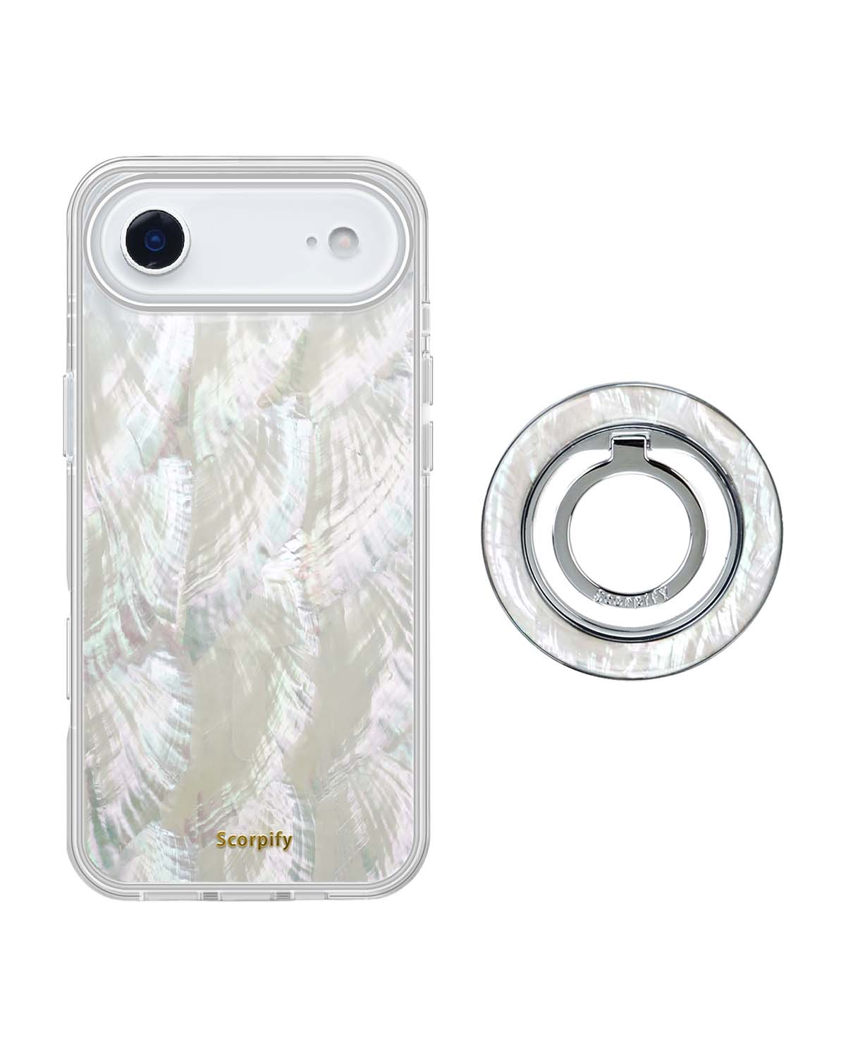 Natural Mother of Pearl MagSafe iPhone Bundle Set