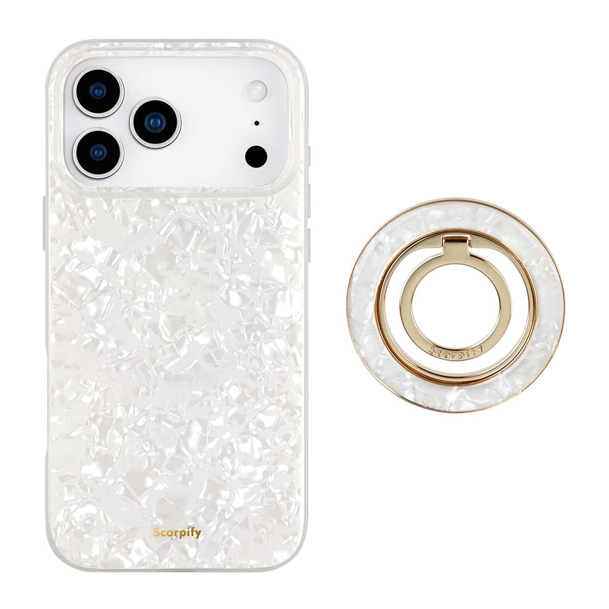 White Pearl MagSafe iPhone Bundle Set