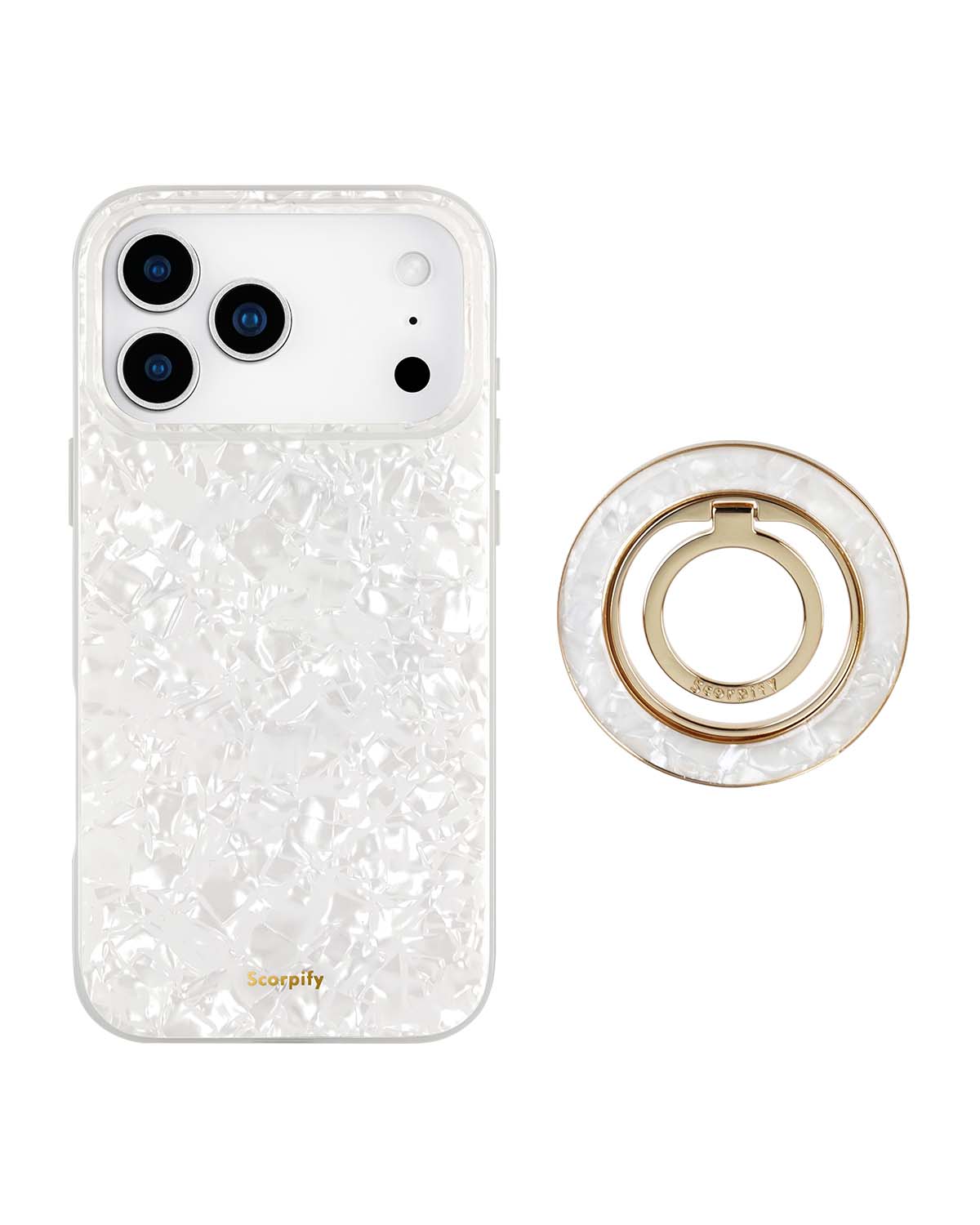 White Pearl MagSafe iPhone Bundle Set
