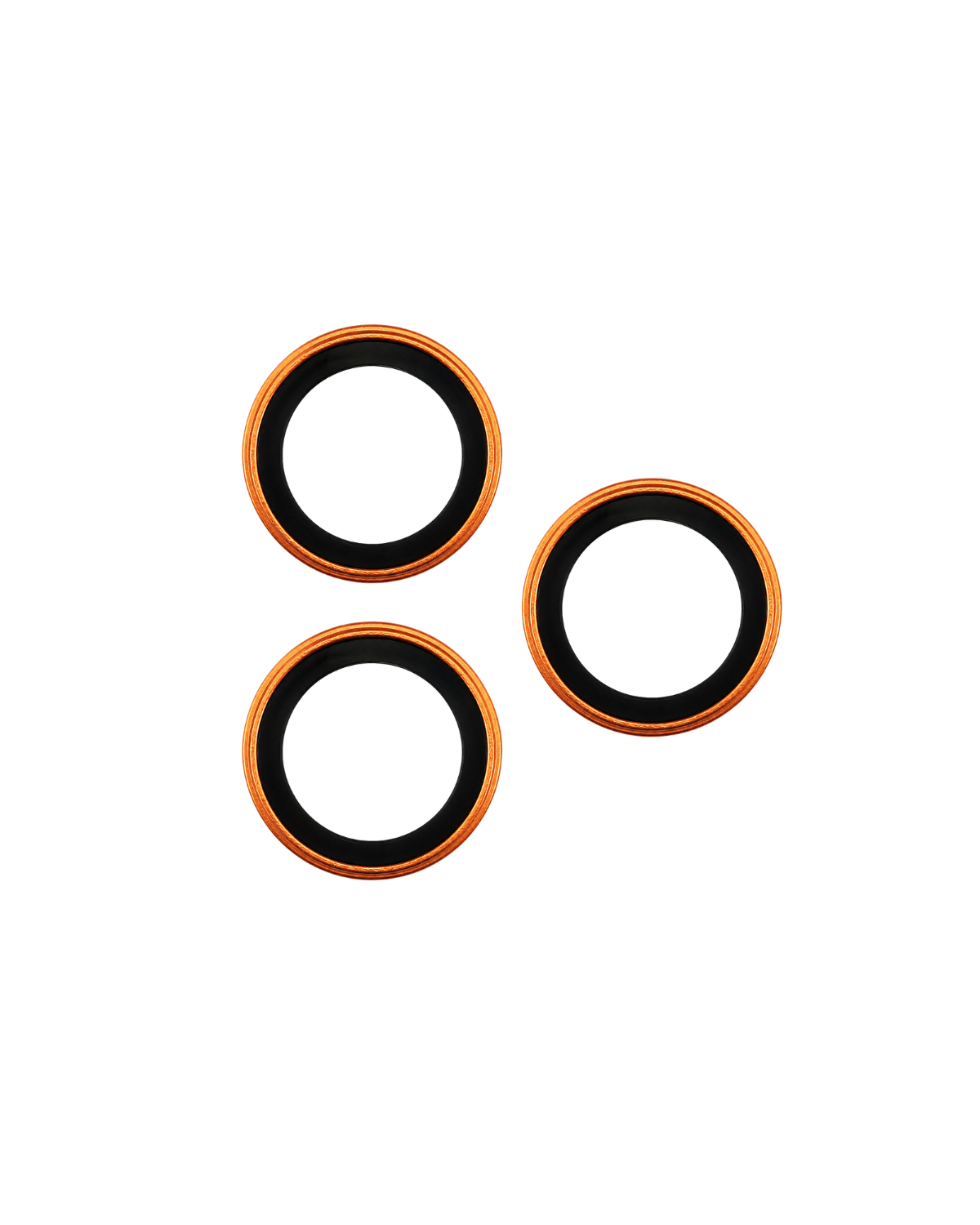 Split Matte Metal Camera Lens Protector for iPhone