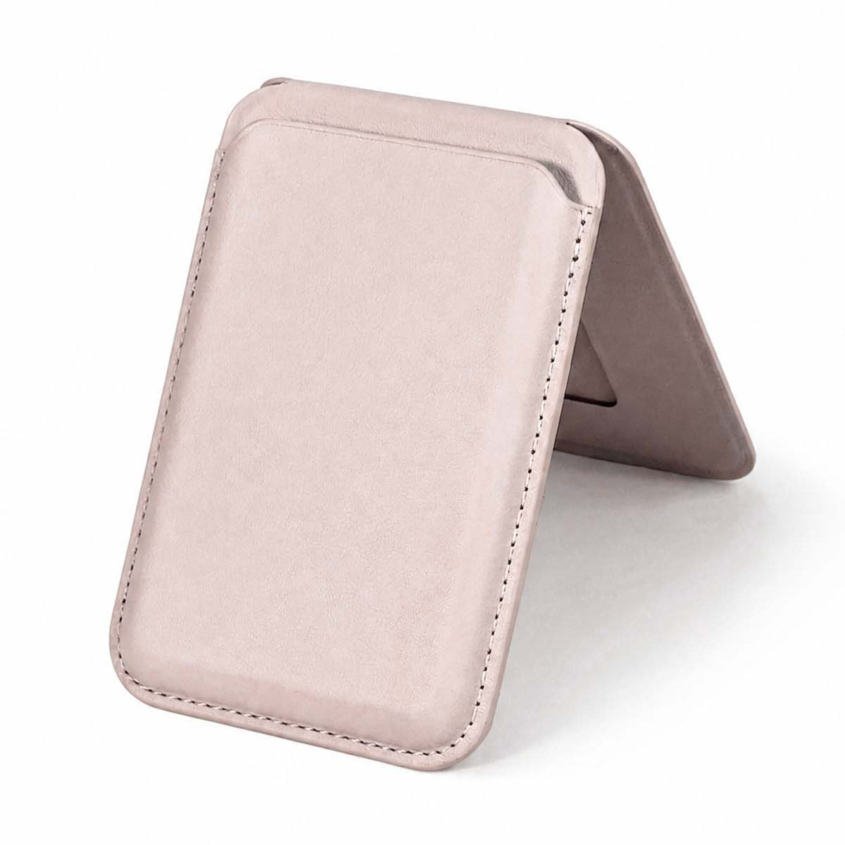 Blush Pink MagSafe Leather Wallet