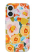 Gold Floral Pattern Phone Cover With Sleek Modern Look