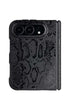 Matte black snake print iPhone Duo case with MagSafe compatibility
