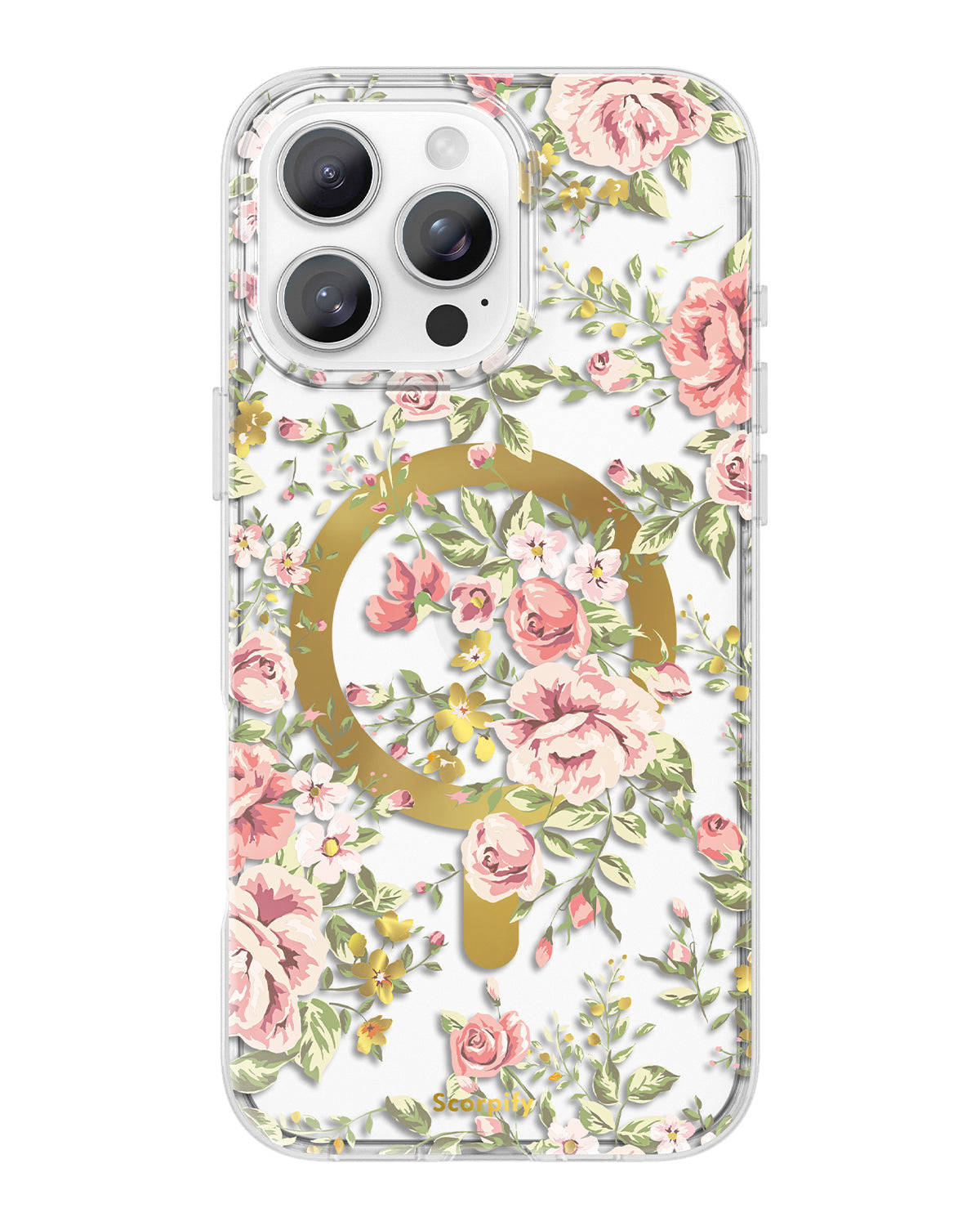 Country Rose iPhone Case With Floral MagSafe Compatible Design