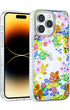 Vibrant floral iPhone case with summer garden motif