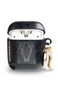 Matte Black Snake AirPods Case