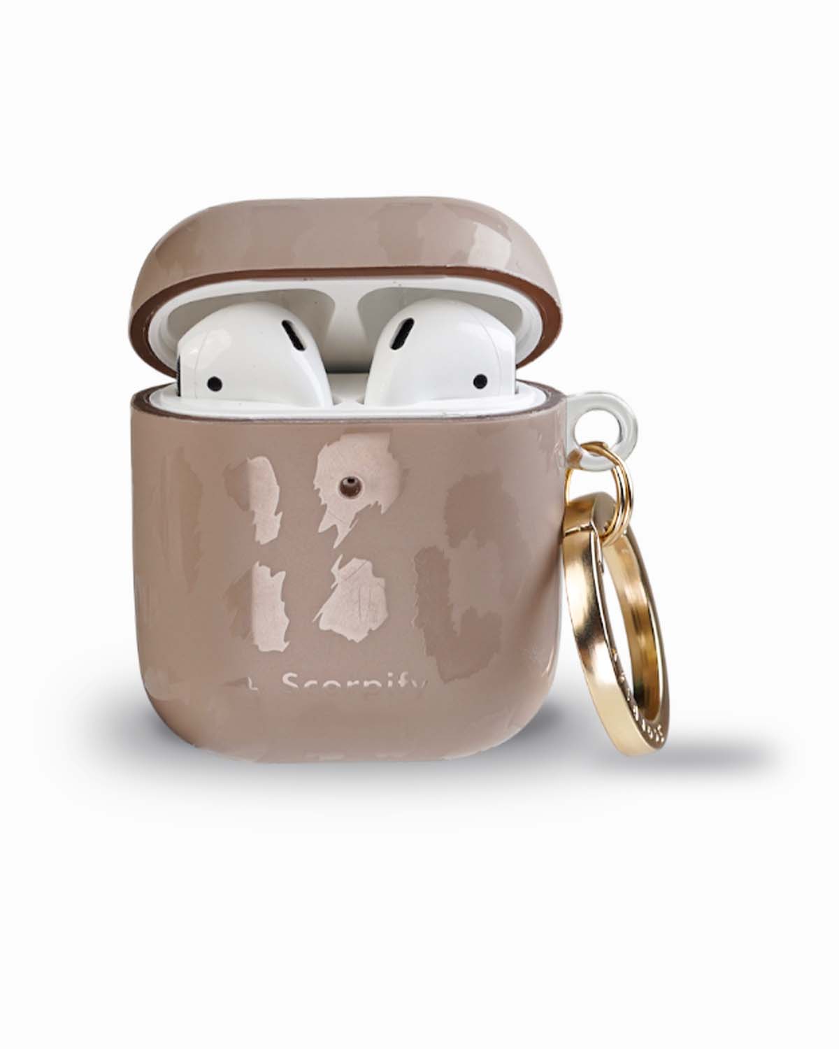 Nude Leopard AirPods Case