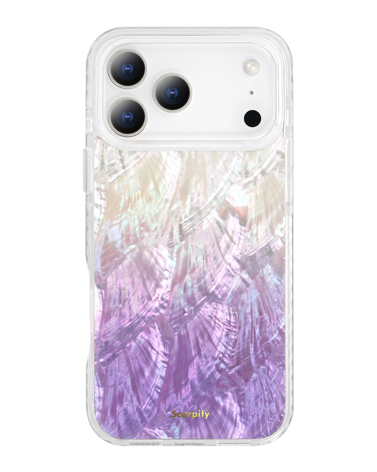 iPhoneアクセサリー mana Sparkly Purple Mother of Pearl Magsafe iPhone Case - Scorpify