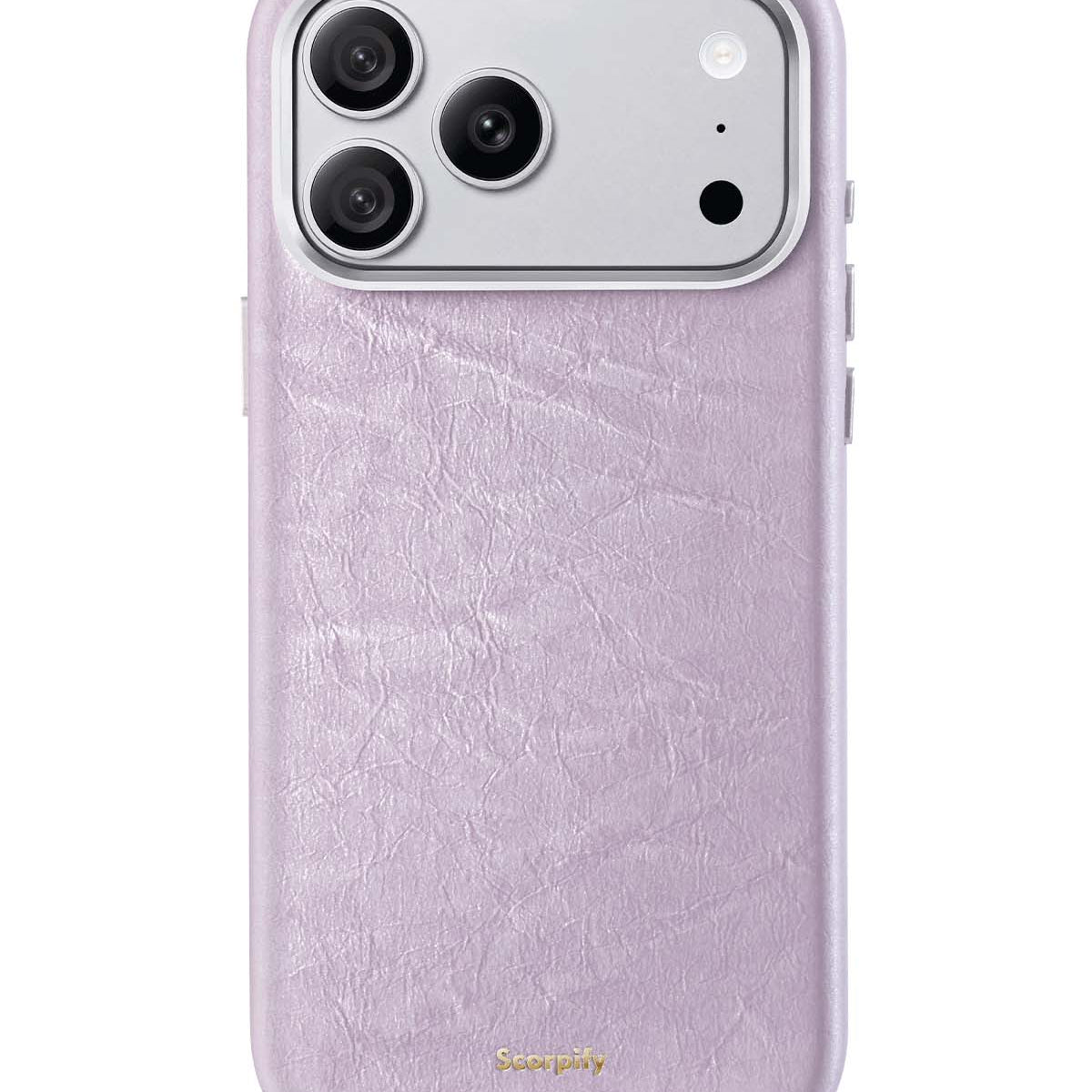 Lavender Crinkle Lumina Leather MagSafe iPhone Case
