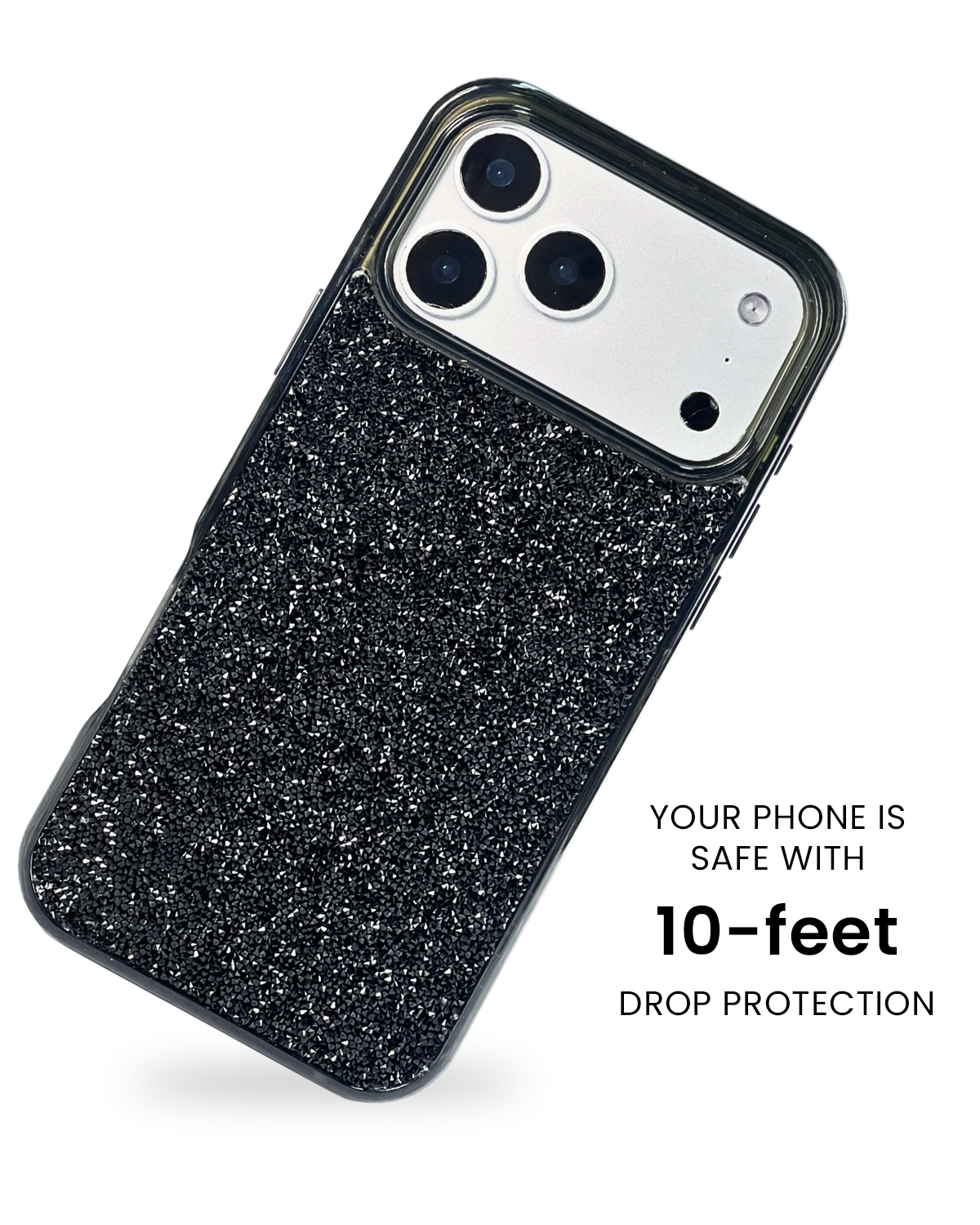 Noir Crystal Radiance MagSafe iPhone Case