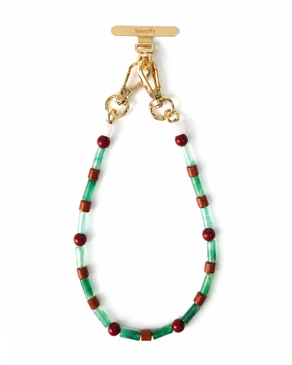 Emerald & Coral - front view